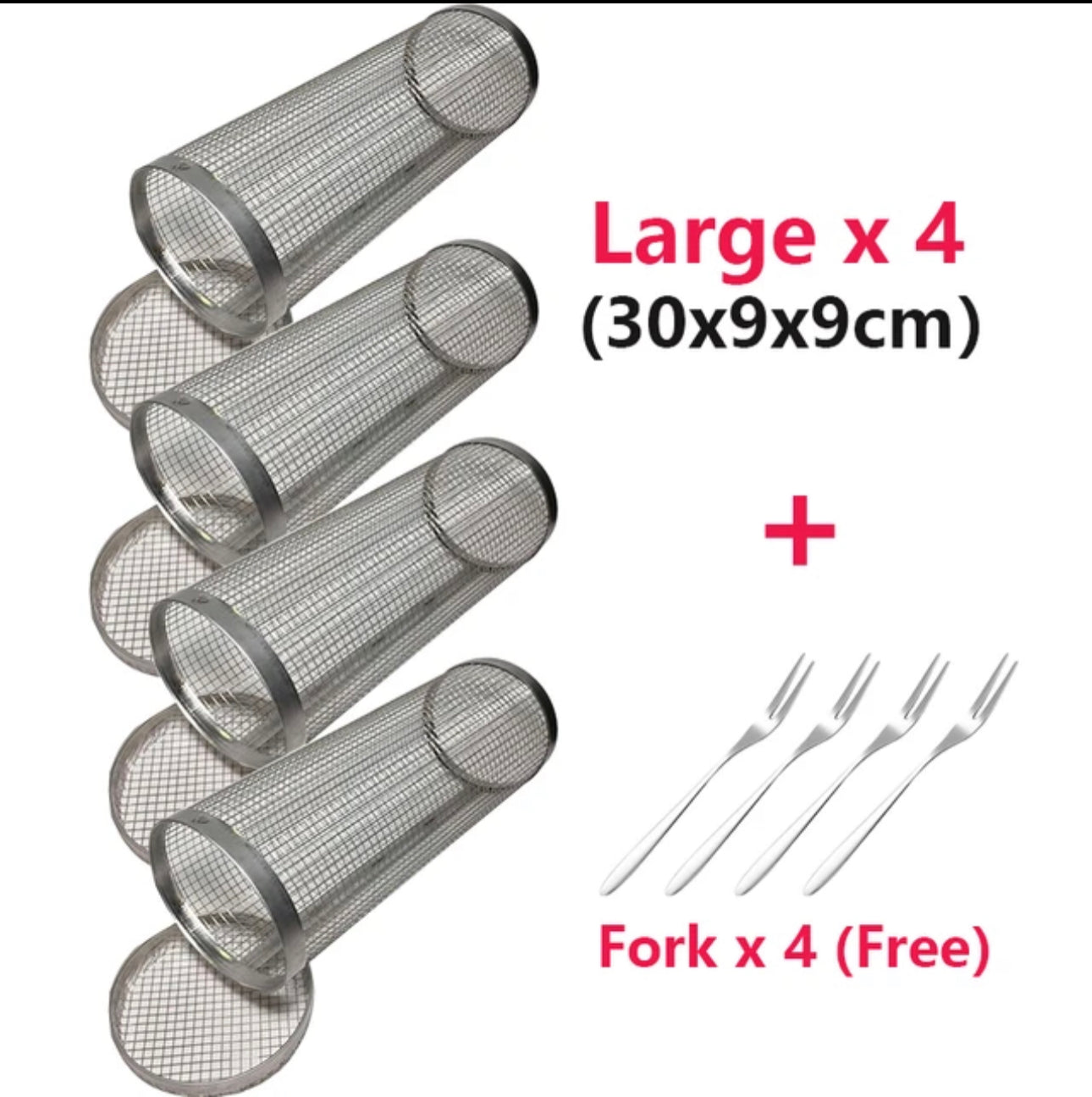 Round BBQ Grill Baskets